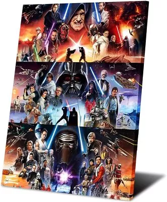 Movie Poster Star Poster Wars Poster  Art Living Room Bedroom Office HD Printing • $14.90