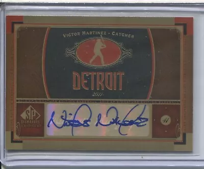 2012 SP Signature Edition Victor Martinez #DET7 Auto • $12