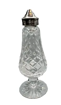 Elegant Antique Pressed Glass & EPNS SP Footed Muffineer Sugar Shaker #2 • $19.99