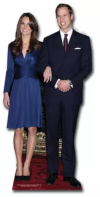 Prince William Kate Middleton Royal Wedding 2011 Cutout • £39.99