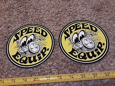 Lot Of 2 Classic Moon Eyes Racing Decals Stickers NHRA Hot Rod Rat Rod Goodguys • $8.95