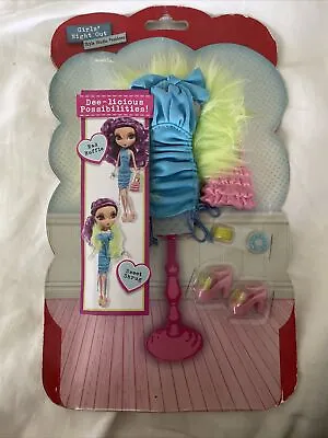 La Dee Da Girls Night Out Doll Clothes Blue Dress Spinmaster. Damaged Package • $15.50