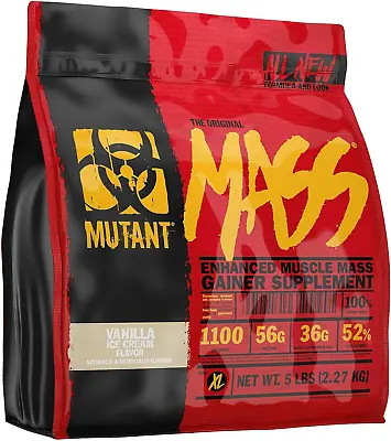 Mutant Mass Weight Gainer Protein Powder – Build Muscle 5 Pound (Pack Of 1)  • $52.95