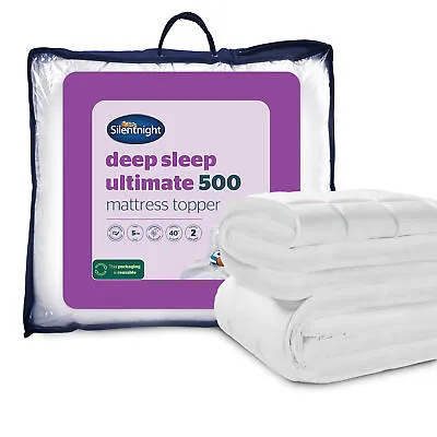 Silentnight  Deep Sleep Ultimate Mattress Topper 5cm Thick Single Double King • £32.99
