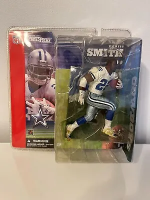 McFarlane NFL Series Dallas Cowboys Sports Pick Emmitt Smith - No Helmet RARE • $485