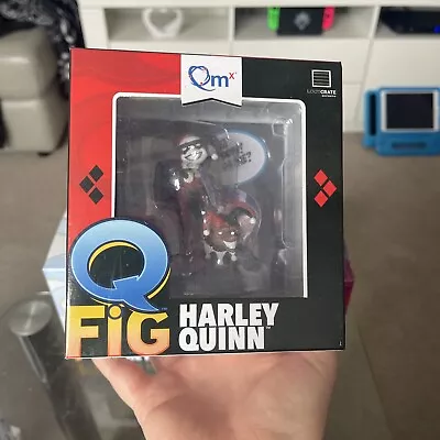 Q FIG Harley Quinn Figure QMX 2015 DC Comics 4  Figurine Loot Crate Exclusive • £9.95