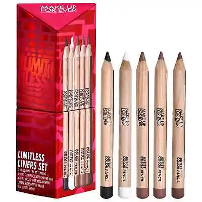 MAKE UP FOR EVER Mini Artist Color Pencil Lip & Eye Liner Set (5 Pack) • $63