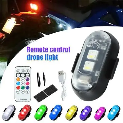 Wireless Remote Control LED Strobe Light For Motorcycle Car Bike Scooter • $4.70