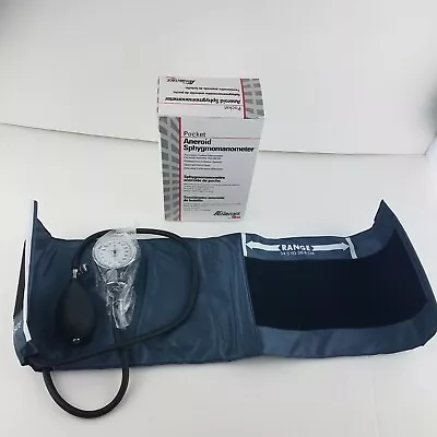 ANEROID Sphygmomanometer Adult BP Blood Pressure Cuff Pocket Style Hand Large • $28.77