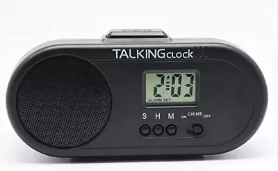 ViLoSa Large Voice Talking ClockSpeaks The Day Hour And Date. Talking Alarm Clo • £21.97