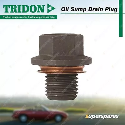Tridon Oil Sump Drain Plug For Nissan Juke F15 Maxima J32 Micra K13 Murano Z51 • $17.95