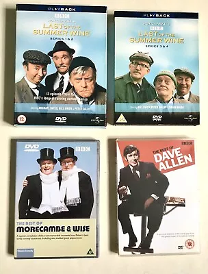 Last Of The Summer Wine Series 1-4 Morcambe & Wise And Dave Allen DVDs • £7.30