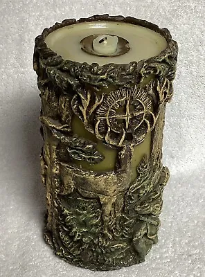 VTG Johann Gunter Carved Wax German Candle -HTF Piece 7.75” Tall • $28