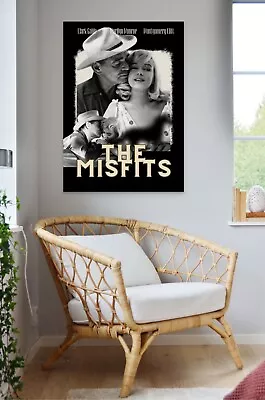 The Misfits Movie Marilyn Monroe Vintage Poster Cng504 • $16.99