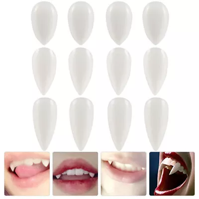  12 Pcs Fangs Teeth Cosplay Fake For Adult Costumes Prom Denture • $9.64