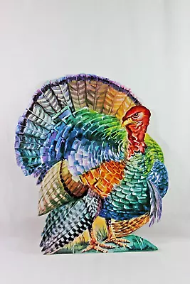 Vintage Die Cut Thanksgiving Turkey • $14.95