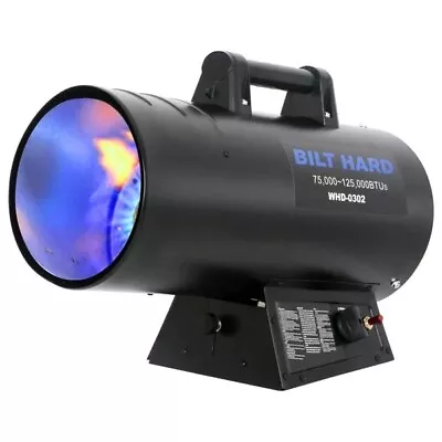 NEW! BILT HARD 125000 BTU Forced Air Propane Heater Adjustable Liquid Propane • $114.99