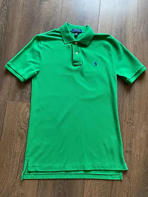 POLO RALPH LAUREN Green Polo Top T-Shirt Age 10-12 Years Worn Once! • £10