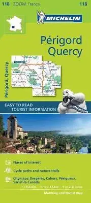 Quercy Perigord - Zoom Map 118: Map By Michelin • £8.49