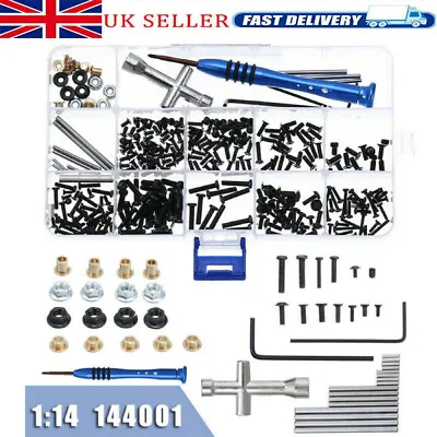£8.85 • Buy Metal Screws Bolt Nuts Set Repair Tool Kit For 1/14 Scale WLtoys 144001 RC Car