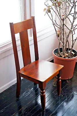 American Mid Century Vintage Cherry Wood Dining Chair ~ Gorgeous! • $299