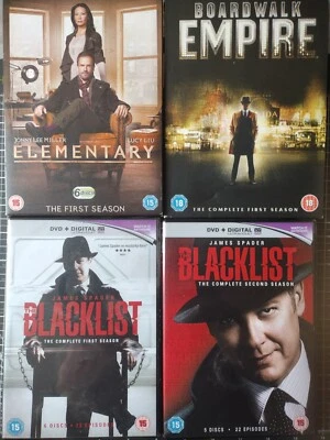 £6 • Buy The Blacklist - Season 1 & 2/Elementary Season 1/Boardwalk Empire Seeason 1 Dvds