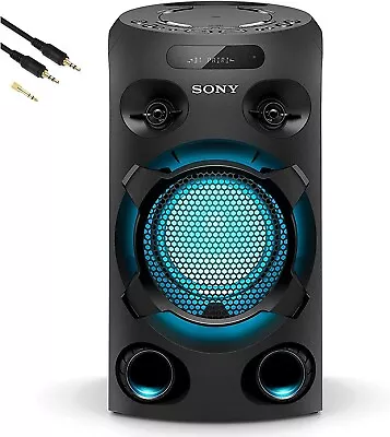 Sony Portable Bluetooth Party Speaker. LED Lights And DJ Sound -  Black • $189.99