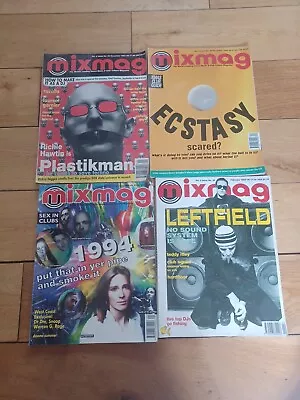 4 X Mixmag Magazines From 1994/1995 Issues 42 43 44 45 • £9.99