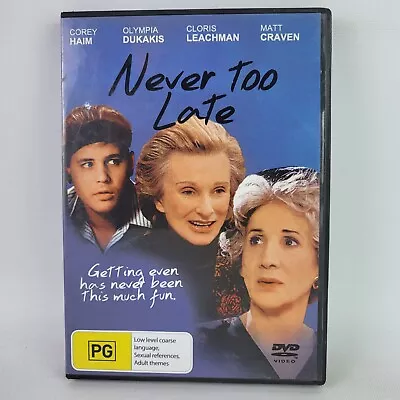 Never Too Late - Olympia Dukakis - DVD - Region 4 - VGC • $4.99