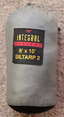 Integral Designs Sil-Tarp 8'x10' Gray Silnylon Hiking Backpacking Camping Ultr • $31.99