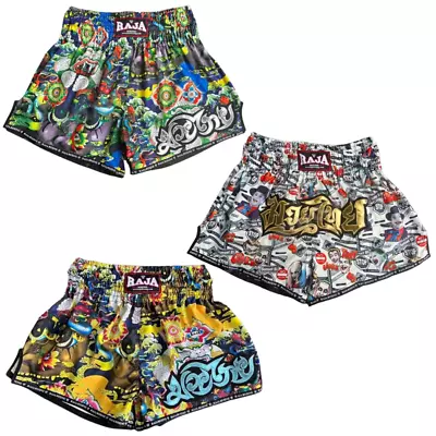 Boxing Shorts Muay Thai RAJA Fancy Hanuman Monkey Joker Training MMA BHD Gift • $44.90