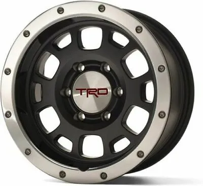 Genuine Toyota TRD Black Beadlock Style 16  Tacoma 4Runner FJ Cruiser Wheel (set • $1574