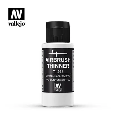 Vallejo Airbrush Thinner 60ml Bottle 71.361 • $7.99
