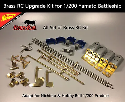 1/200 Yamato Battleship Brass RC Upgrade Kit For Nichimo & Hobby Bull ONLY • $174.99