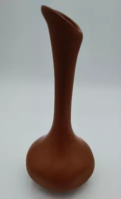 Vintage Van Briggle Bud Vase ~  Brown 7” Tall • $25