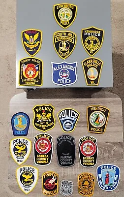 Lot Of 20 Virginia Police Shoulder Patches *new**used**vintage* See Description • $60