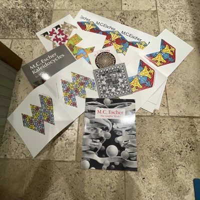 £10 • Buy M. C. Escher The Graphic Work (Taschen 1990) Softback + Kaleidocycles &Calendars