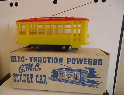 G.M .C.  O Gauge ELEC-TRACTION STREETCAR W/box • $44.95