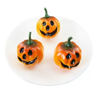  12 Pcs Simulation Pumpkin Decorations Floating Wicks For Oil Candles Little • $13.88