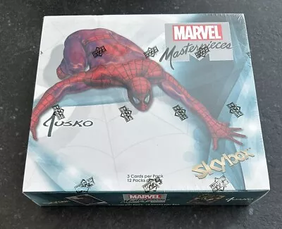 2016 Skybox Marvel Masterpieces Factory Sealed Box! Amazing Brand New Condition! • $281