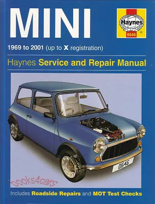 Mini Shop Manual Service Repair Book Austin Morris Cooper Haynes Workshop 69-01  • $59.95