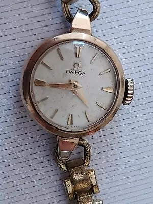 Omega Ladies Solid 9ct Gold Manual Watch For Sale • $425