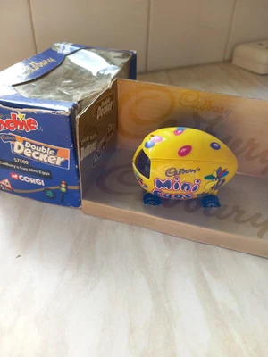 £0.99 • Buy Vintage Corgi Cadbury Mini Eggs Car Egg Shaped Boxed 57502 1999