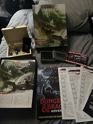 £10 • Buy Dungeons & Dragons Starter Set D&D Boxed Game And D&D Adventurer Issue One Dice