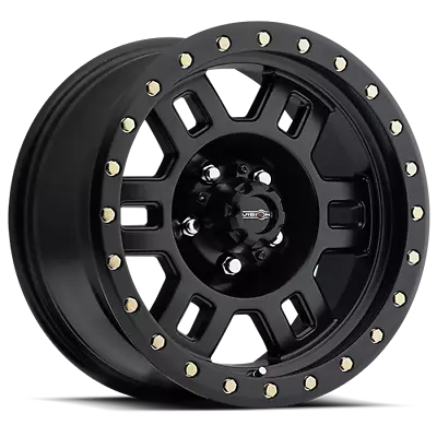 16x8 Vision Off-Road 398 Manx Matte Black Wheel 5x4.5 (0mm) • $184.94