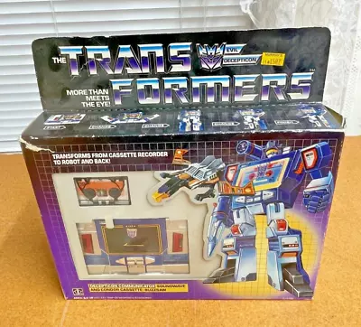 1984 Transformers G1 Evil Decepticon Communicator Soundwave Box Inserts • $202.50