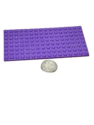 $7 • Buy Mega Bloks Plate 8 X 16 Dark Purple Baseplate Thin