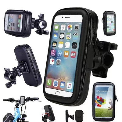 Mount Holder Bicycle Motor Bike 360° Waterproof Case For IPhoneSamsungHuawei • £14.99