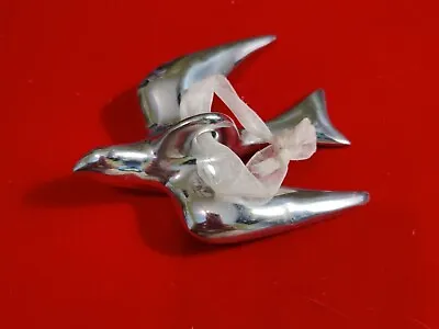 Aluminum Flying Bird Sculpture Hanging Ornament 4  X 3  • $20