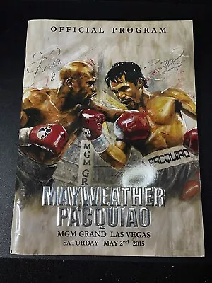 Floyd Mayweather Vs Manny Pacquiao May 2 2015 Official Maypac Fight Program • $1.29